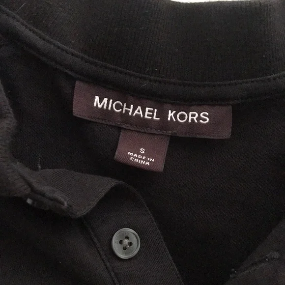 Michael Kors Black Polo Shirt - Picture 5 of 5